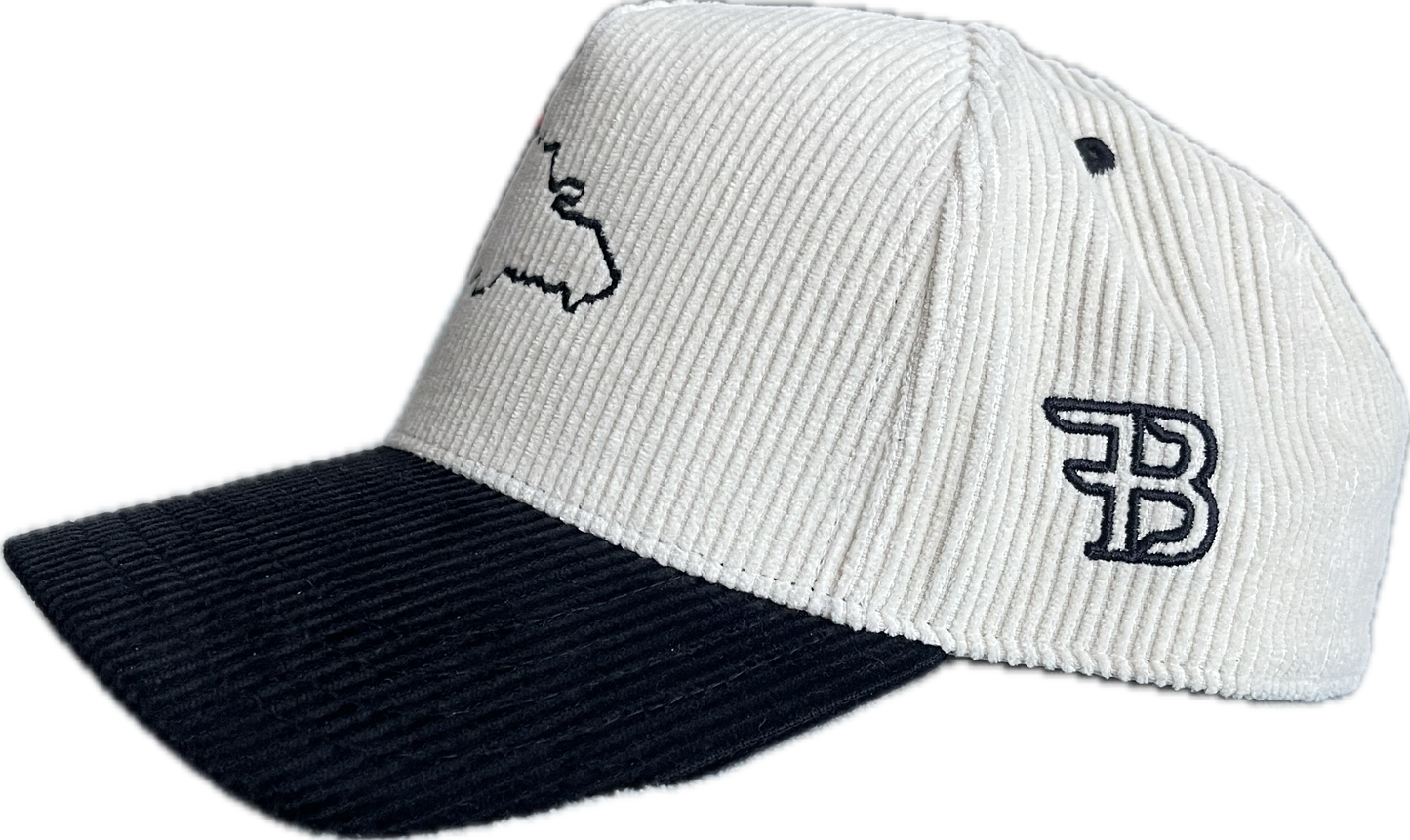 "QUISQUEYA" FB Snapback Corduroy Hat