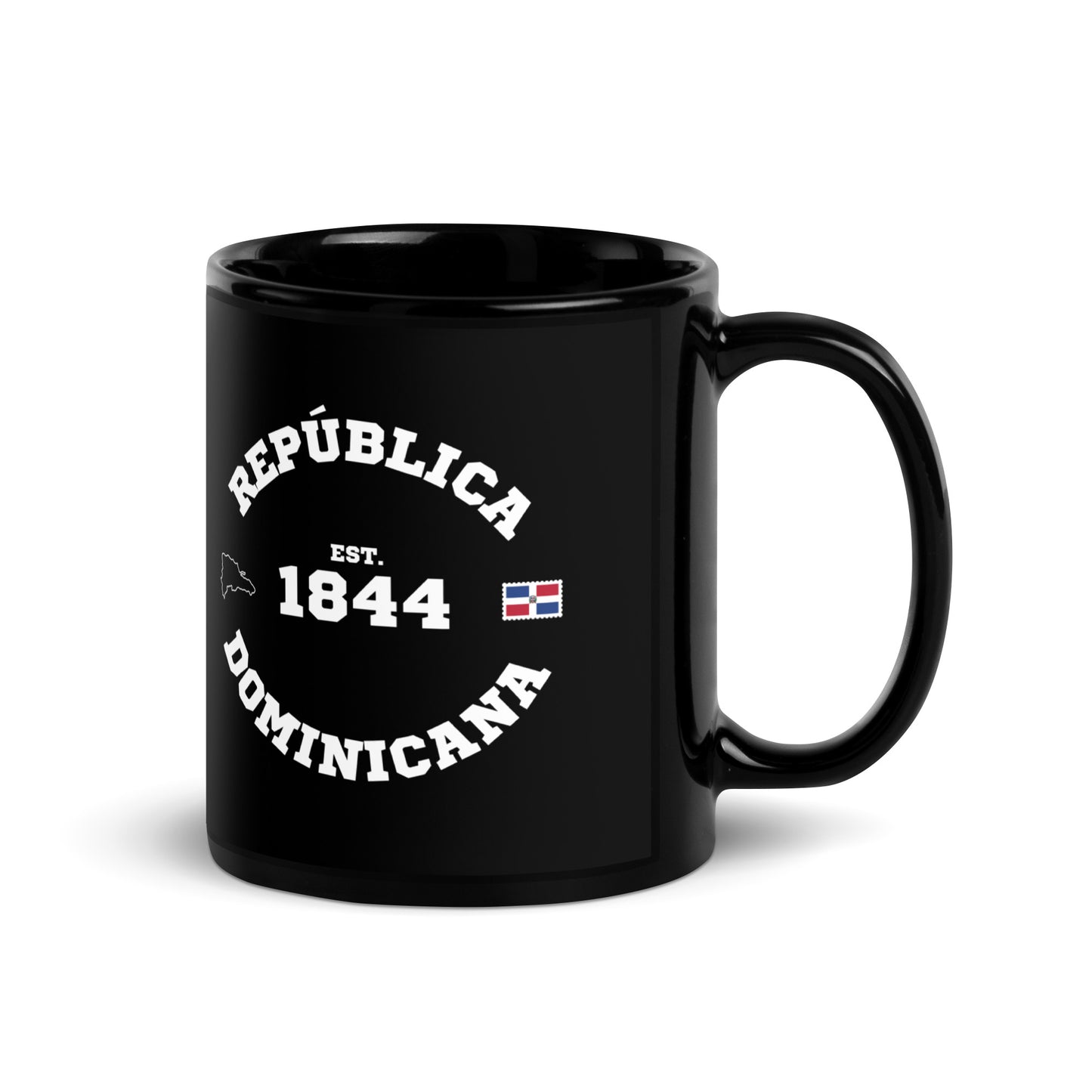 "REPÚBLICA DOMINICANA EST. 1844" Tacita de 11oz Pal' Cafecito