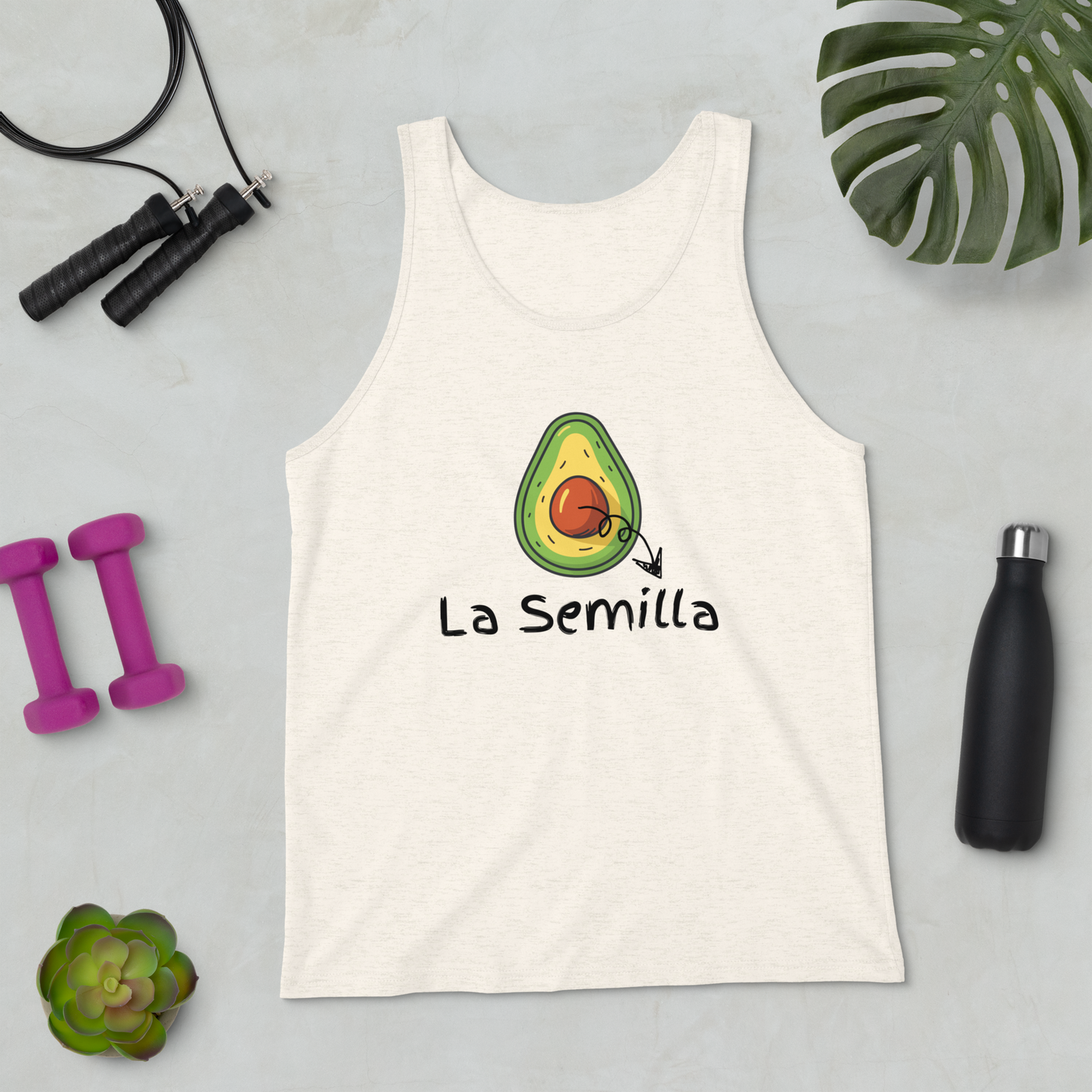 "LA SEMILLA" Unisex TriBlend Tank