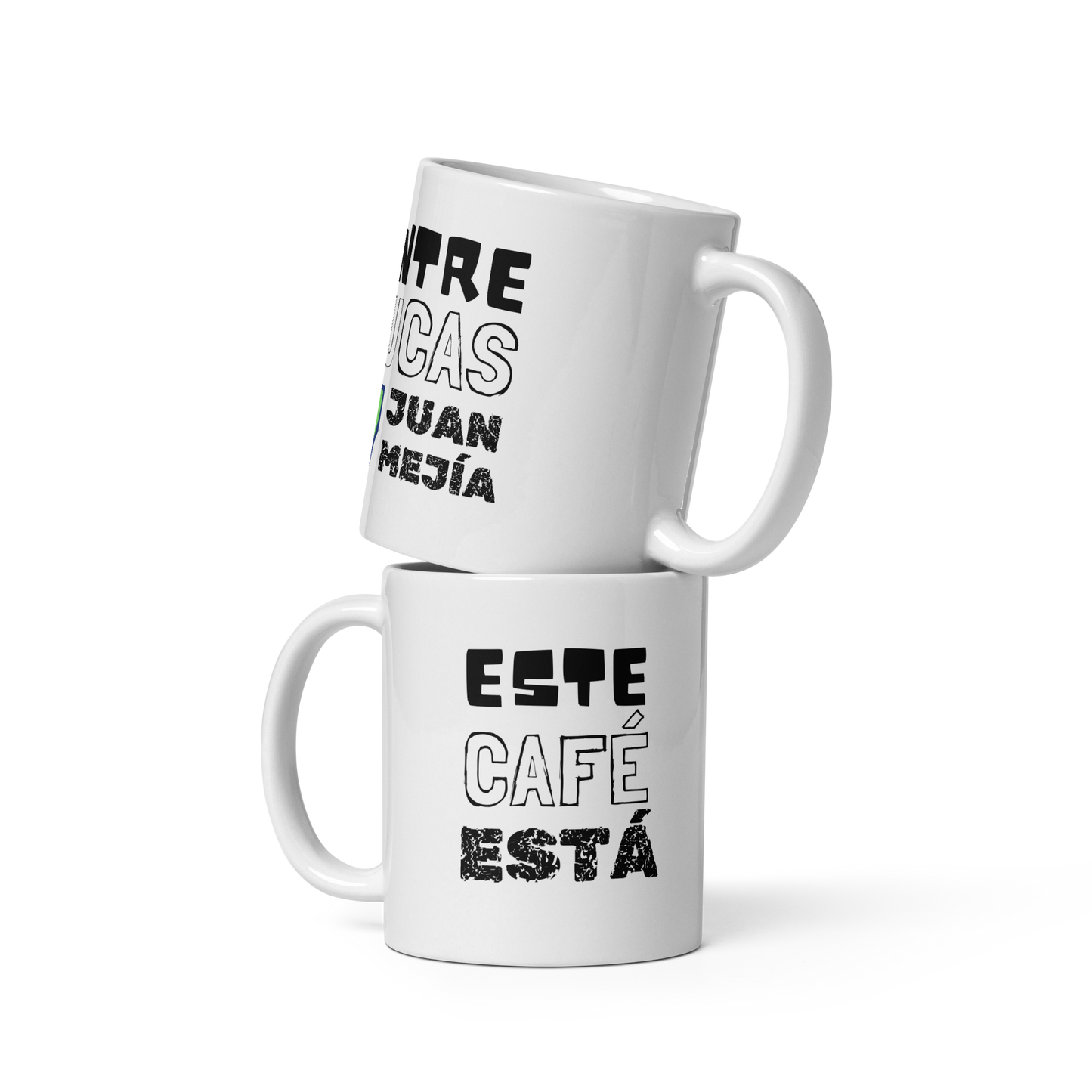 "ENTRE LUCAS Y JUAN MEJÍA" Tacita de 11oz Pal' Cafecito